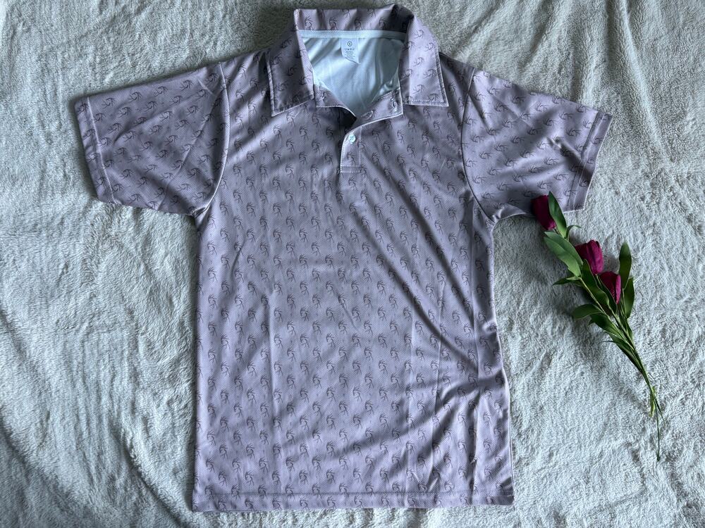 Garmet One Boys Small Polo Deer Antler Print